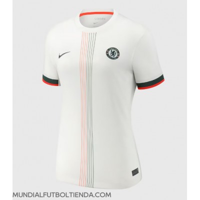 Camiseta Chelsea Alejandro Garnacho #49 Segunda Equipación Replica 2025-26 para mujer mangas cortas Camiseta Chelsea Alejandro Garnacho #49 Segunda Equipación Replica 2025-26 para mujer mangas cortas